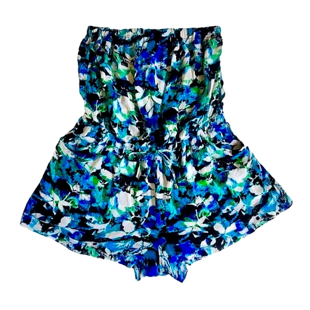 Double Click strapless romper sz L